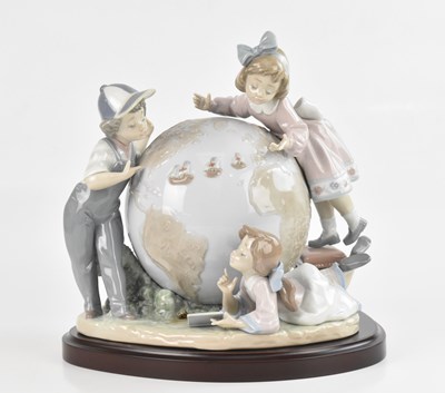 Lot 1200 - LLADRO; a ceramic figure group ‘The Voyage of...