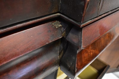 Lot 48 - A Victorian mahogany twin pedestal breakfront...
