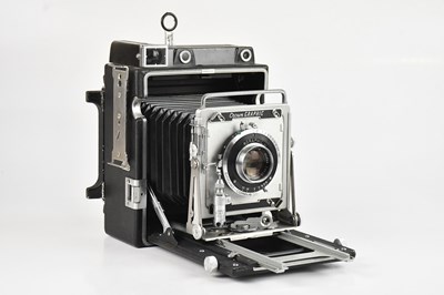 Lot 480 - GRAFLEX; a Crown Graphic 4x5 press camera...