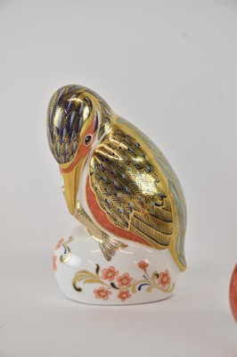 Lot 618 - ROYAL CROWN DERBY; four Imari decorated...