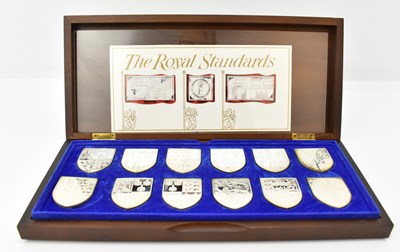 Lot 1094 - DANBURY MINT; a hallmarked silver collection...
