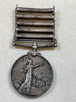 Lot 3 - A Victorian Queen's South Africa medal,...