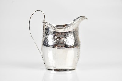 Lot 407 - A George III hallmarked silver helmet shaped...