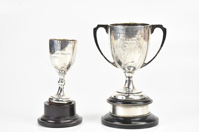 Lot 397 - WALKER & HALL; an Edward VII hallmarked silver...