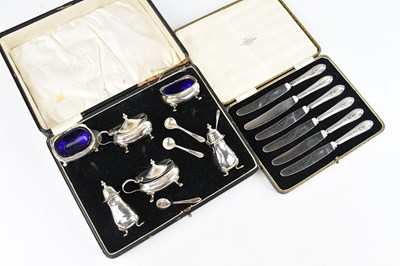 Lot 431 - ADIE BROTHERS; a cased George V hallmarked...