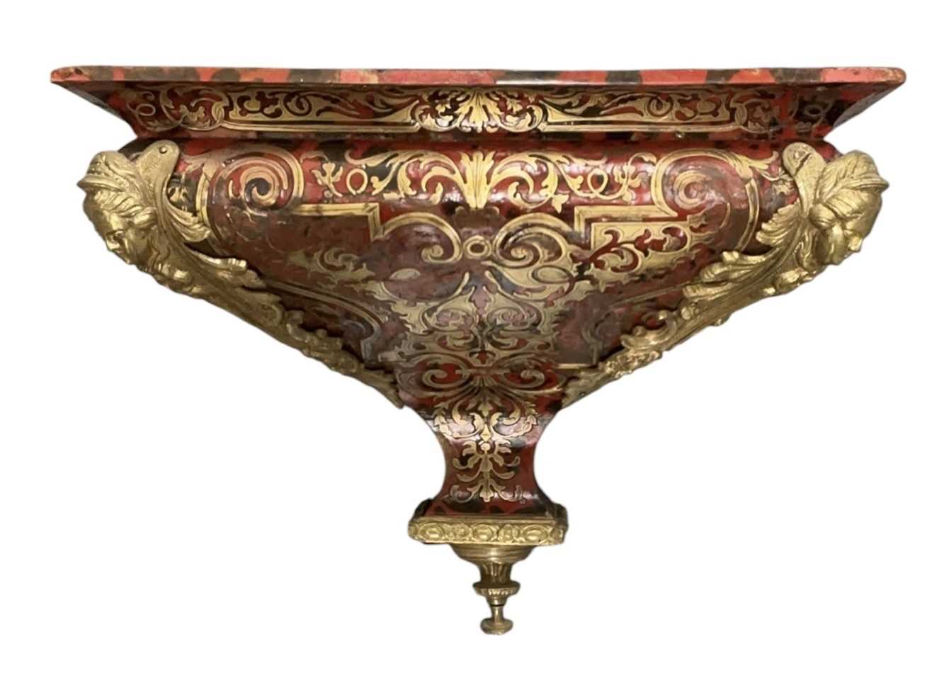 Lot 41 - A 19th century French tortoiseshell brass...