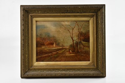 Lot 1529 - T WILLIAMS; oil on canvas laid on board,...