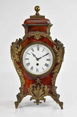 Lot 2296 - A c1900 gilt metal and Boulle work mantel...