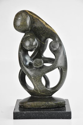 Lot 2330 - A 20th century African stone carving of a...