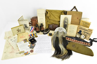 Lot 629 - LIVERPOOL REGIMENT; military items belonging...