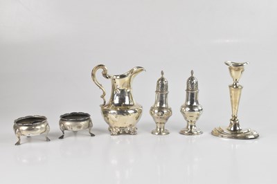 Lot 358 - A Victorian hallmarked silver jug, London,...