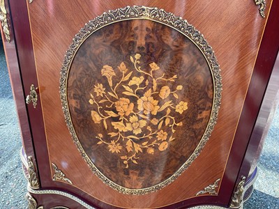 Lot 43 - A reproduction French Empire style mahogany...