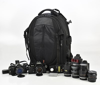 Lot 481 - PENTAX; a MX 35mm film camera (seial No...