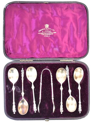 Lot 748 - THOMAS BRADBURY & SONS; a cased set of...