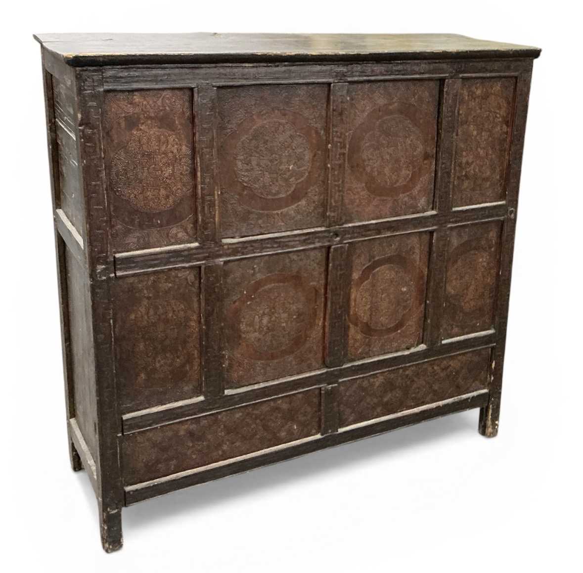 Lot 19 - An early 20th century Oriental carved hardwood...