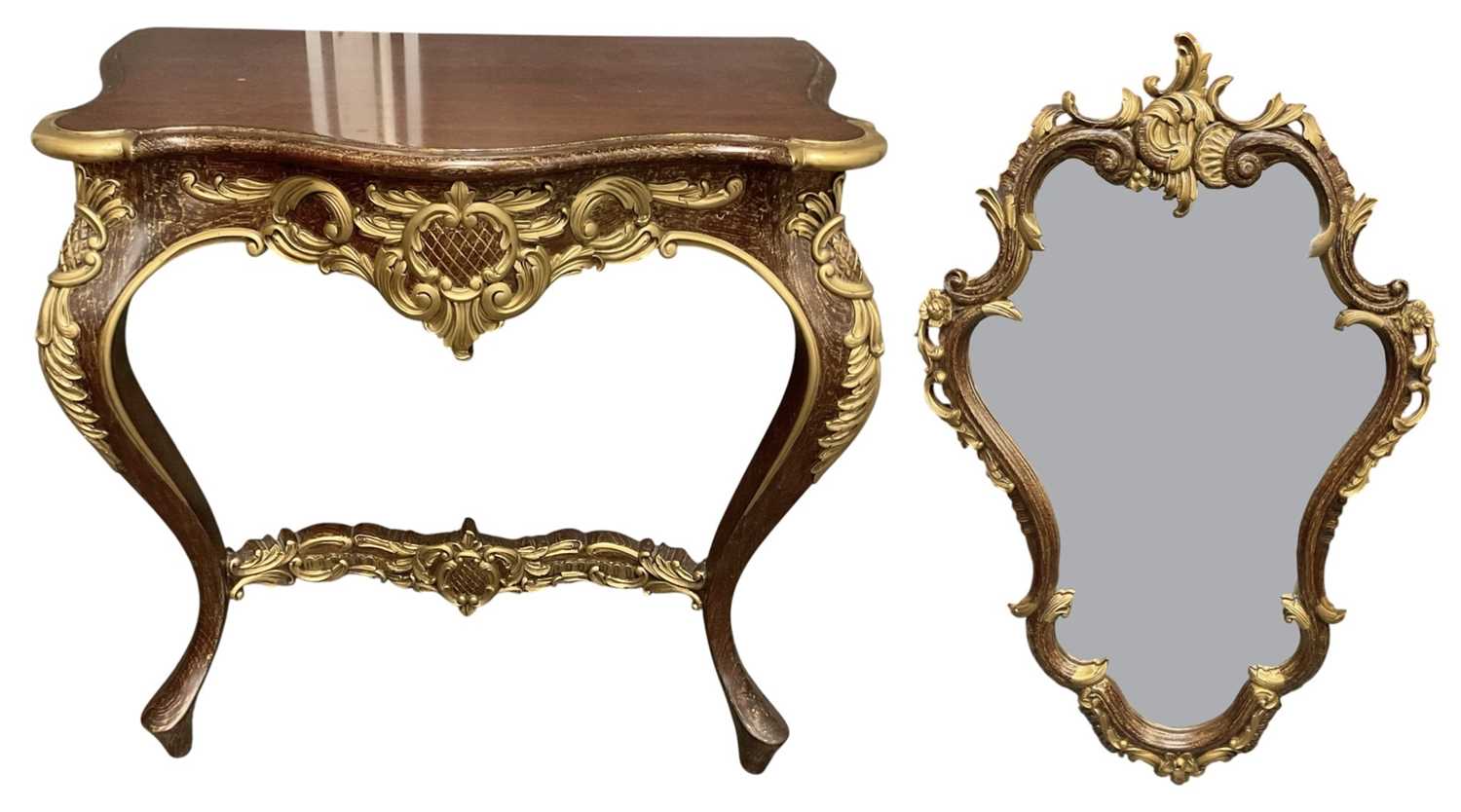 Lot 20 - A reproduction French Empire style veneered...