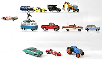Lot 374 - A collection of loose vintage diecast model...