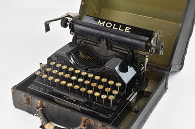 Lot 427 - MOLLE; a model No3 typewriter, cased.