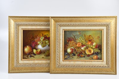 Lot 1518 - 20TH CENTURY CONTINENTAL SCHOOL; pair of oils...