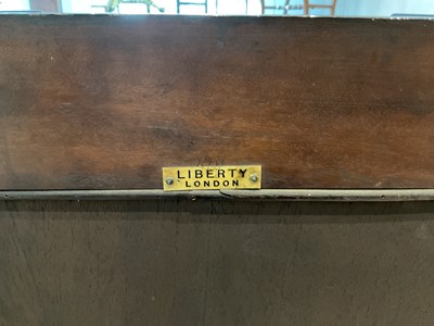 Lot 48 - LIBERTY & CO; an Edwardian mahogany and...