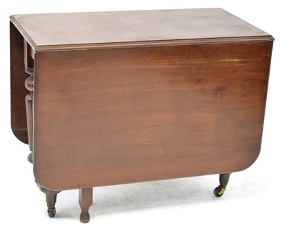 Lot 24 - A Victorian mahogany drop-leaf gateleg table,...