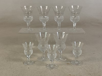 Lot 388 - EDINBURGH CRYSTAL; nine various glasses in the...