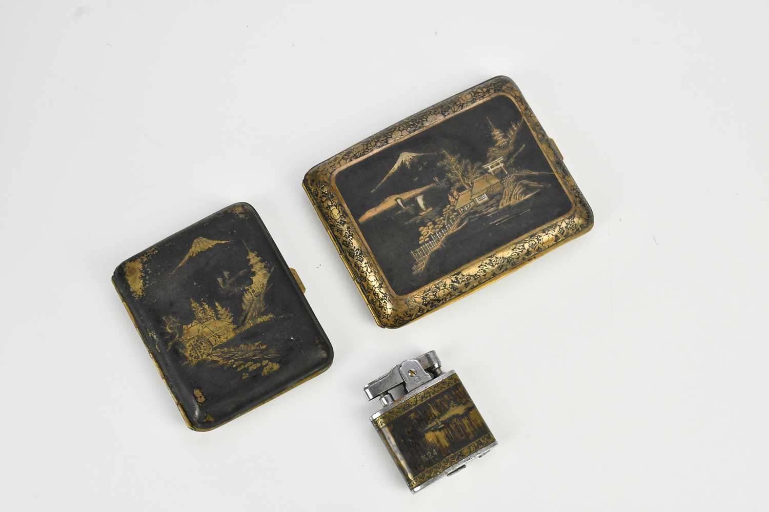 Lot 24 - Three pieces of Thai base metal comprising two...
