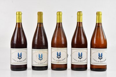 Lot 2515 - WHITE WINE; five bottles of Warrant Officers &...