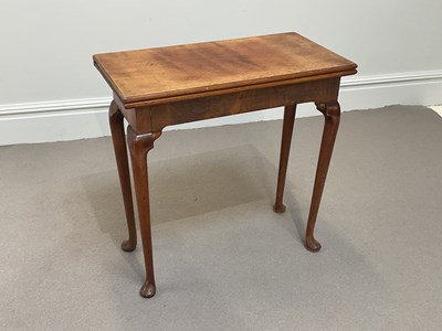 Lot 2070 - An early 20th century mahogany fold-over...
