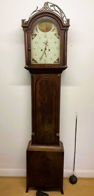 Lot 232 - W ROBSON, N SHIELDS; a mahogany thirty hour...