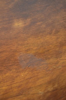 Lot 32 - A Victorian mahogany line inlaid demi-lune...