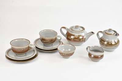 Lot 1367 - HARRY & MAY DAVIS; a part tea service...