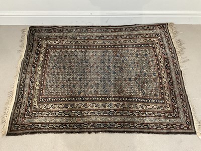 Lot 283 - A decorative Afghan rug, decorated with...