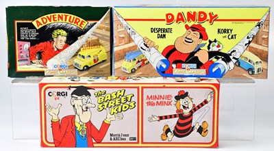 Lot 390 - CORGI; three Comic Classics boxed diecast...