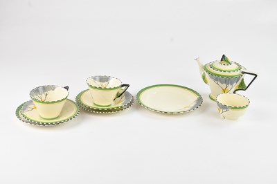Lot 1386 - BURLEIGH WARE; a 'Dawn' pattern Art Deco part...