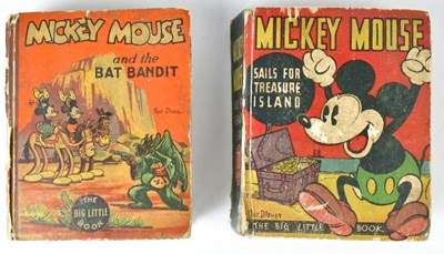 Lot 631 - WALT DISNEY; two copies of The Big Little Book,...