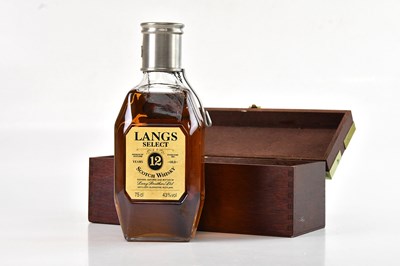 Lot 2432 - WHISKY; a bottle of Langs Select 12 years old,...