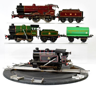 Lot 347 - HORNBY; O gauge model railway items including...