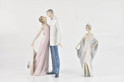 Lot 1220 - LLADRO; two figures comprising 'Happy...
