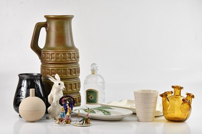 Lot 1350 - A large West German ewer and decorative...