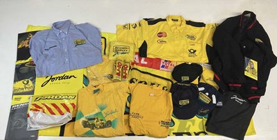 Lot 186 - FORMULA 1; Jordan race team item,; to include...