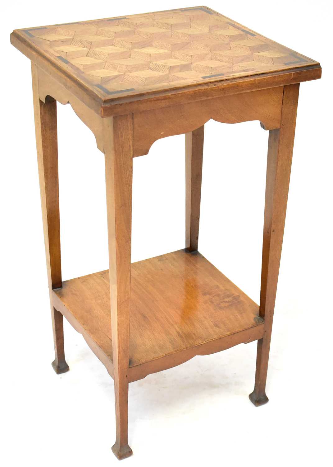 Lot 28 - An Arts and Crafts square-topped occasional...