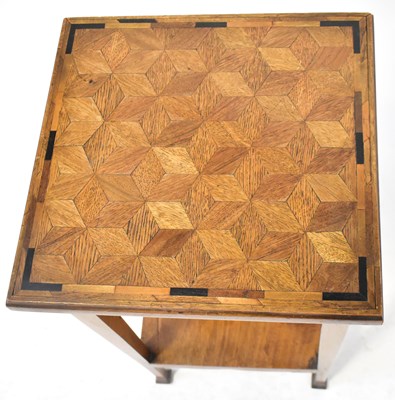 Lot 28 - An Arts and Crafts square-topped occasional...