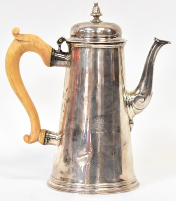Lot 691 - A George II hallmarked silver bone handled...