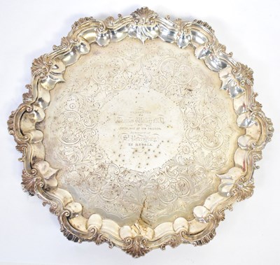 Lot 788 - WILLIAM KER REID; a William IV hallmarked...