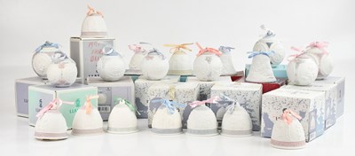 Lot 1212 - LLADRO; a collection of Christmas tree...