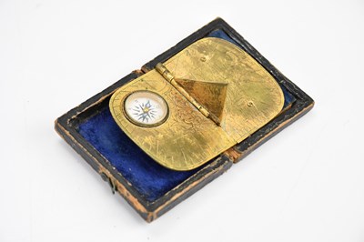 Lot 398 - A 19th century Butterfield type folding pocket...