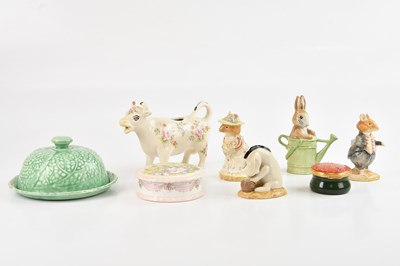 Lot 1354 - A mixed collection of ceramics comprising a...