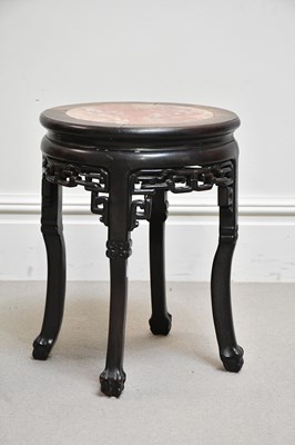 Lot 1019 - An early 20th century Chinese rosewood...