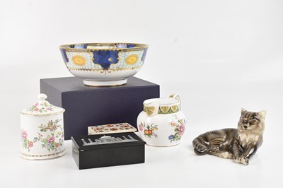 Lot 1281 - ROYAL WORCESTER; a Flight Bowl, limited...